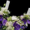 Buchet cununie Uca200 - trandafiri, orhidee vanda, lisianthus, miniroze, mix green