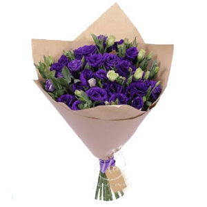 Buchet 21 eustoma mov
