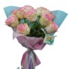 Buchet cu 11 trandafiri roz
