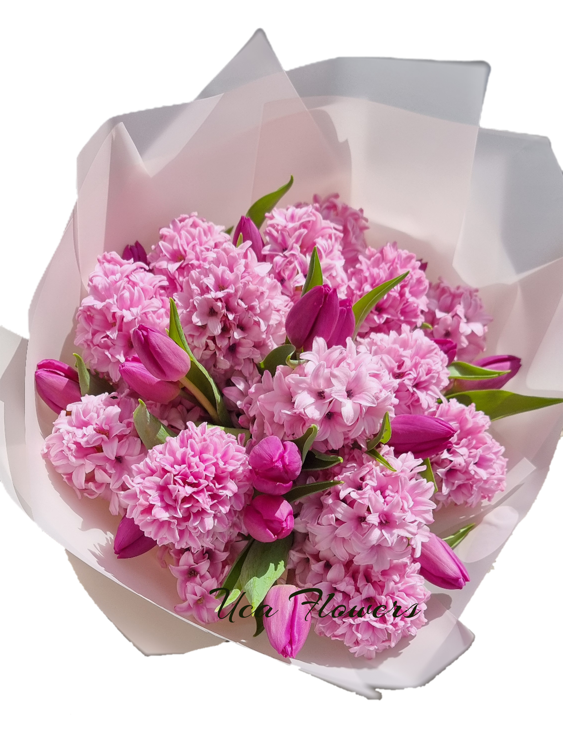 Buchet de zambile si lalele